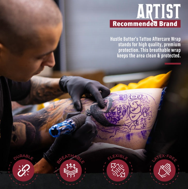 Hustle Butter Tattoo Aftercare Wrap - Pick Size