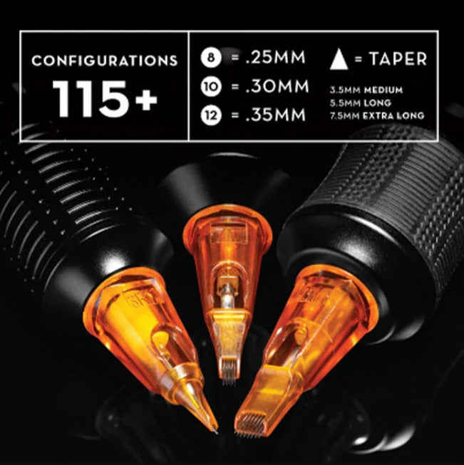 Peak Triton Cartridge - #10 Bugpin Curved Magnum Medium Taper