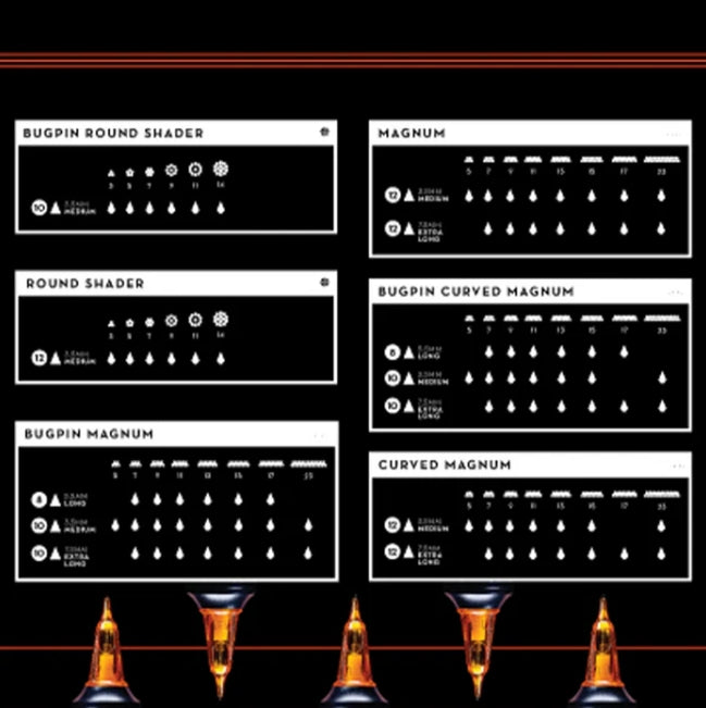 Peak Triton Cartridge - #10 Bugpin Curved Magnum Medium Taper