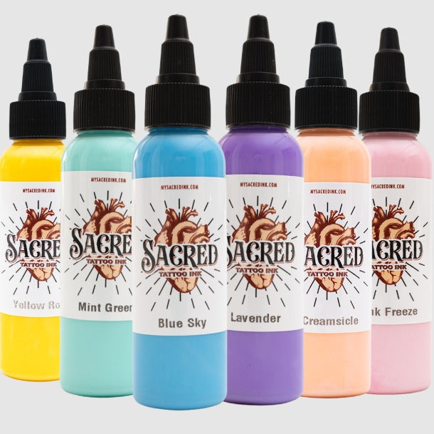 Sacred Tattoo Ink - Pastel Set
