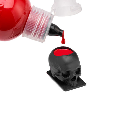 Saferly Skull Silicone Ink Caps —Size #16 (Large) — Bag of 200  — Pick Color