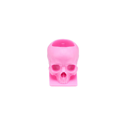 Saferly Skull Silicone Ink Caps —Size #16 (Large) — Bag of 200  — Pick Color