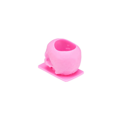 Saferly Skull Silicone Ink Caps —Size #16 (Large) — Bag of 200  — Pick Color