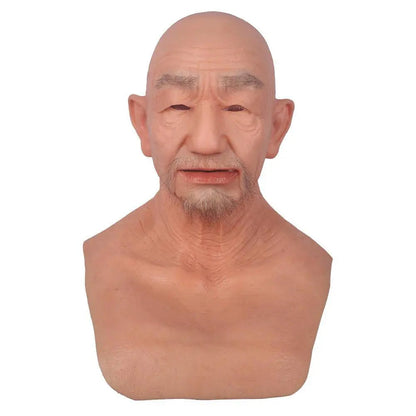 Realistic Full-Head Silicone Character Mask