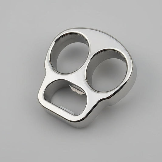 Handheld 301 Stainless Steel Skull Bottle Opener Tool by DefendGear