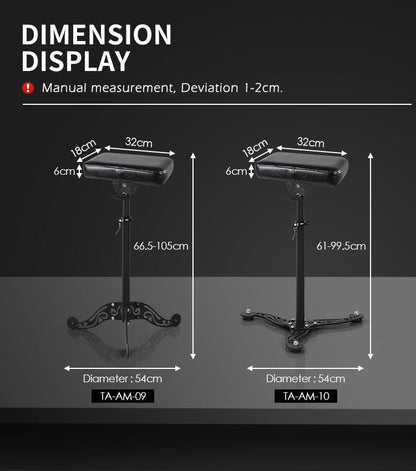 【USA】TatArtist Tattoo Arm Rest Soft Adjustable Pad For Tattooist TA-AM-09