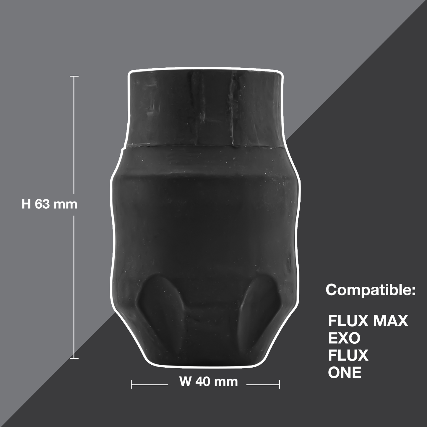 Free Gift - 12x Boxes Wide 40mm Disposable Rubber Grip - Box of 24