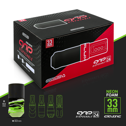 Free Gift - 12x Boxes Classic 33mm Disposable Foam Grip - Box of 24