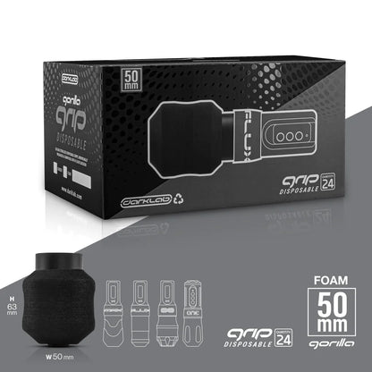 FK Irons Gorilla 2” (50mm) Disposable Foam Grips — Box of 24