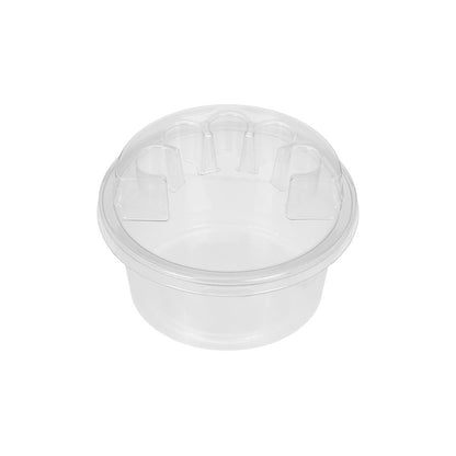 Saferly Cartridge Cups — Box of 50 Rinse Cups + 50 Cartridge Holder Lids
