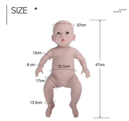 18-Inch Angel Full-Body Silicone Reborn Girl Doll