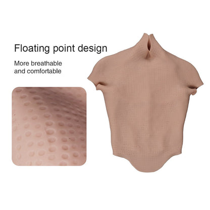 Enhanced Silicone Muscle Suit with Sculpted Chest & Abs