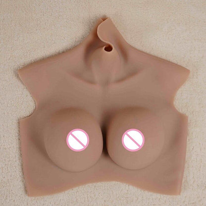 Veined Extra-Large Silicone Breastplate — S & Z Cup