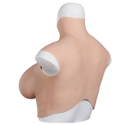 Veined Silicone Breastplate — C–F Cup, Two Lengths