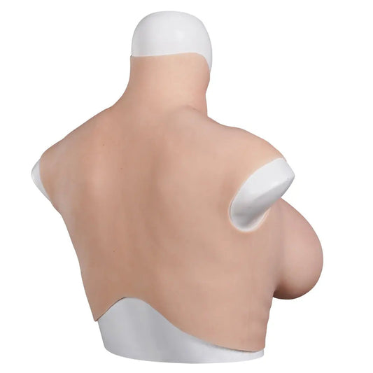 Veined Silicone Breastplate — C–F Cup, Two Lengths