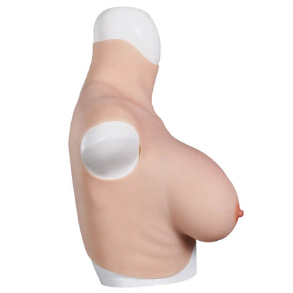 Veined Silicone Breastplate — C–F Cup, Two Lengths