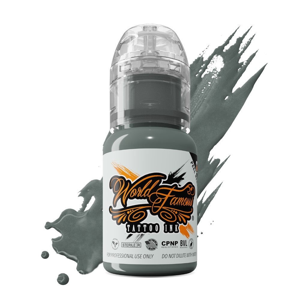J. Ackerman Green River Grey — World Famous Tattoo Ink — Pick Size