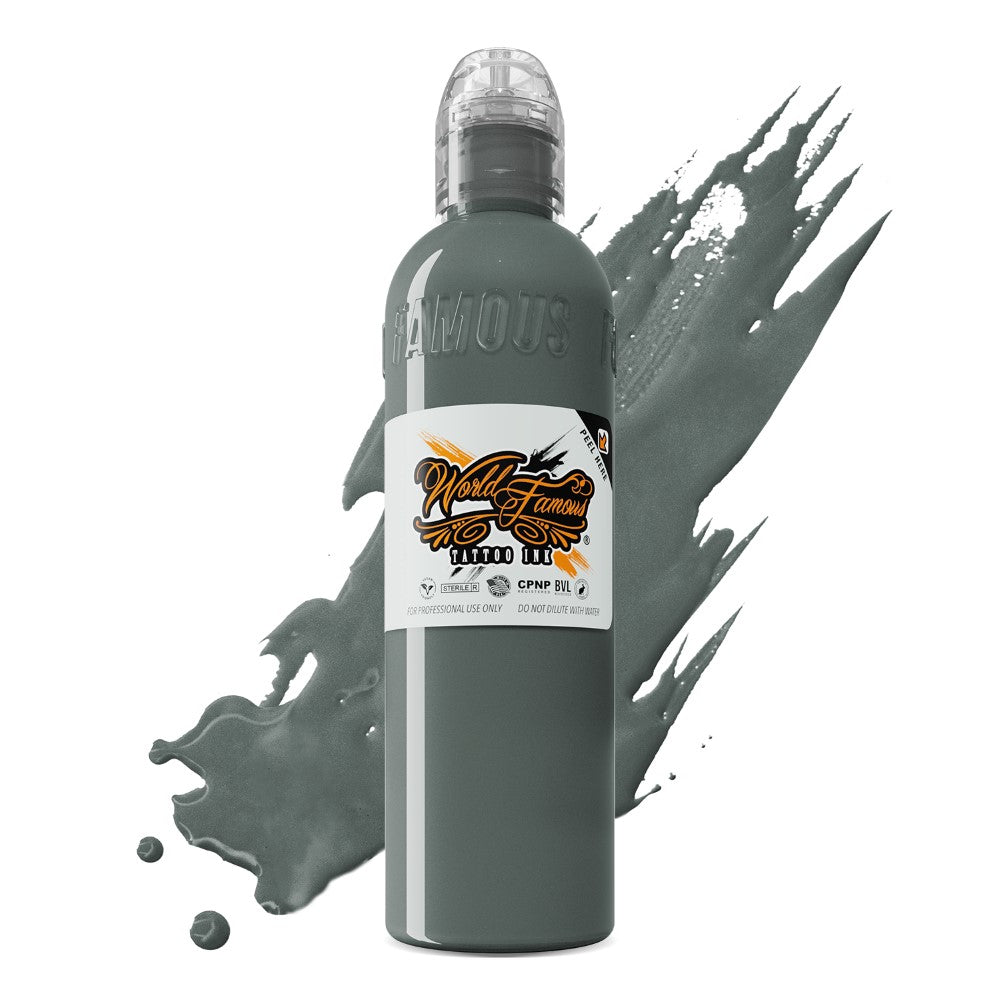 J. Ackerman Green River Grey — World Famous Tattoo Ink — Pick Size