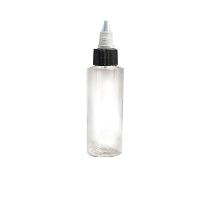 Clear Empty Tattoo Ink Bottle - With Tops
