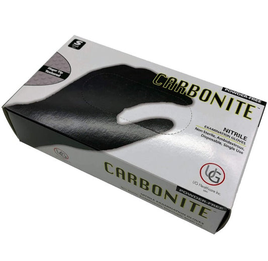 Carbonite - Black Nitrile Exam Gloves