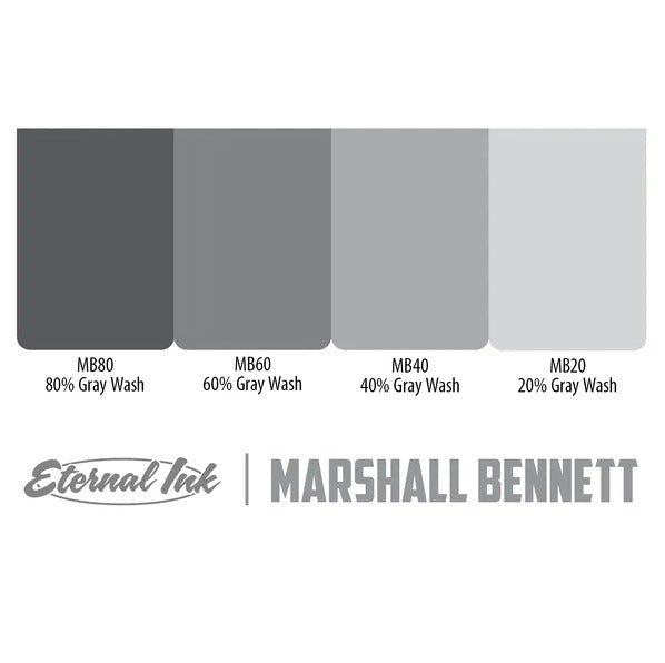 Eternal Ink - Marshall Bennett Grey Wash Set