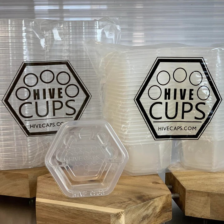 Hive Cups w/ Hive Cap (Cups & Lids)