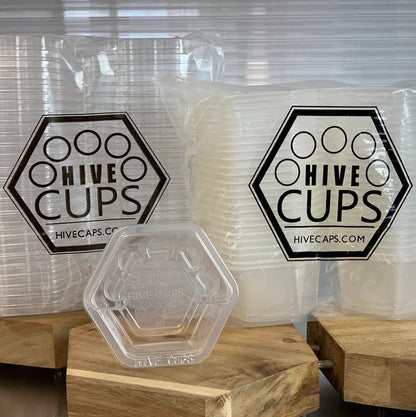 Hive Cups w/ Hive Cap (Cups & Lids)
