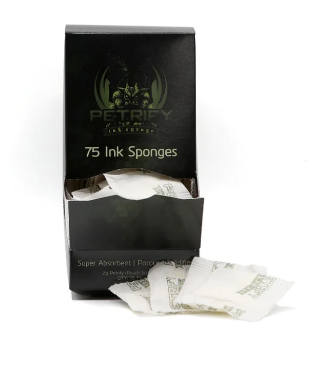 Petrify - Ink Sponge - Liquid Solidifier - Packets