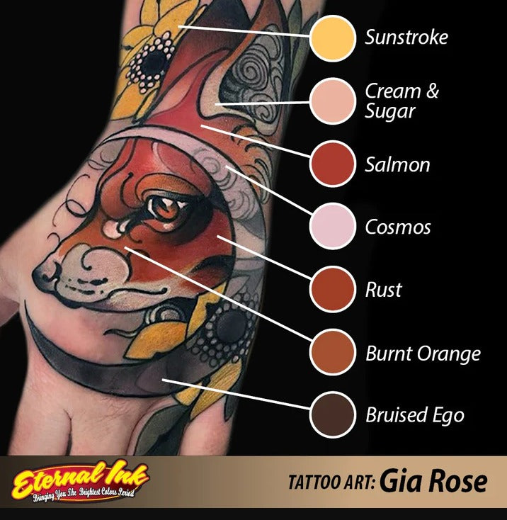 Eternal Ink - Muted Earth Tones - Burnt Orange