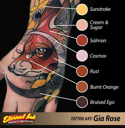 Eternal Ink - Muted Earth Tones - Burnt Orange