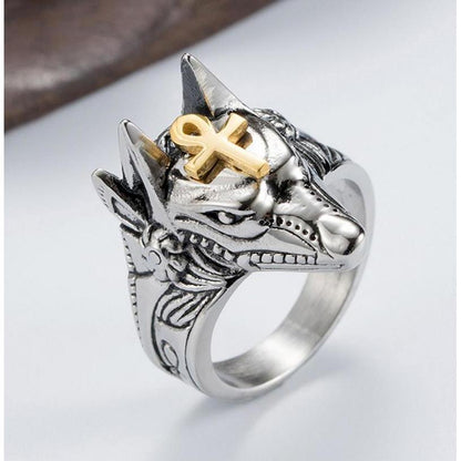 Anubis Full Stainless Steel Self Defense Ring