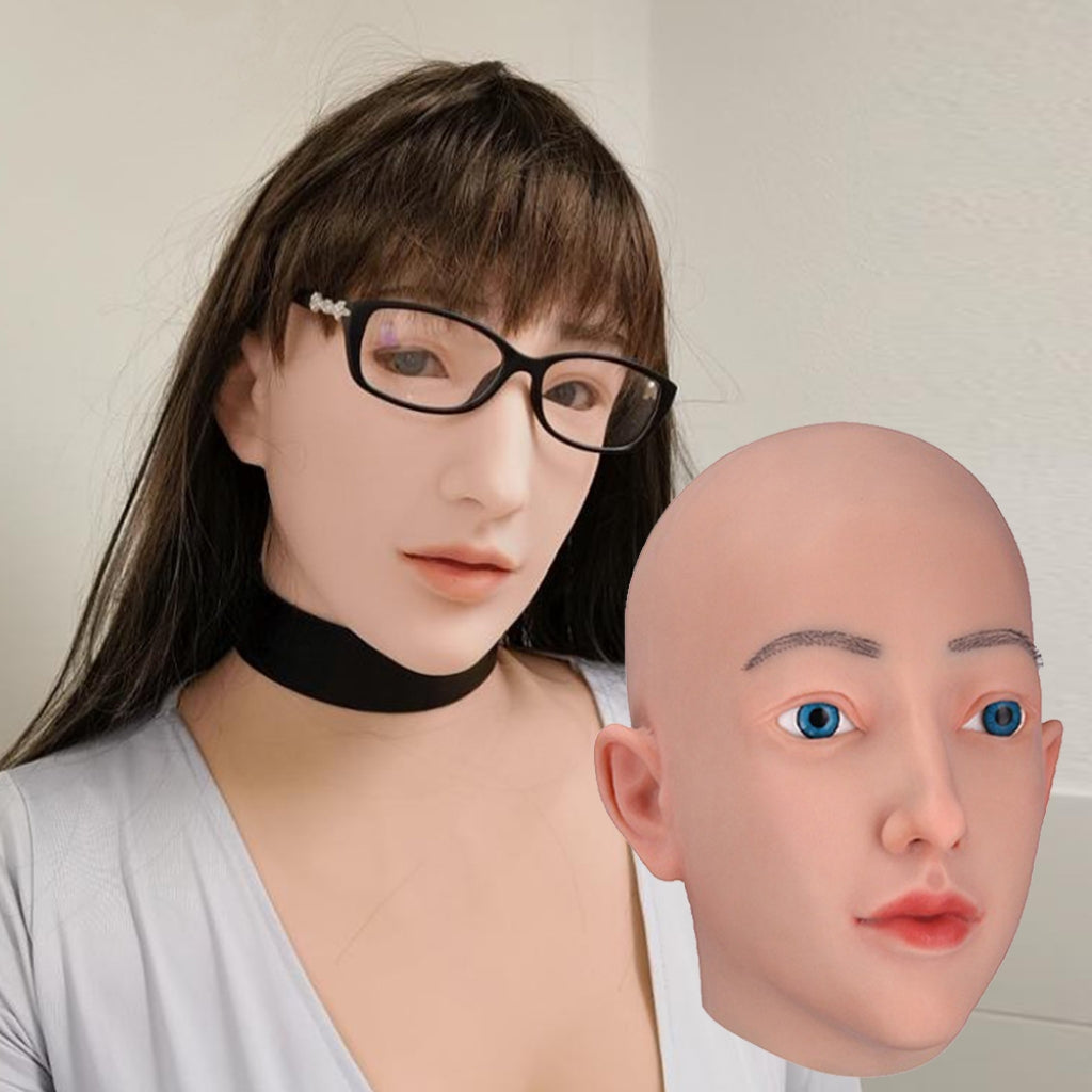 Realistic Female Full-Head Silicone Face Mask