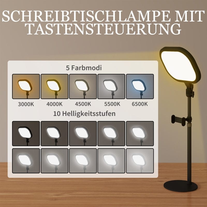 【EU】Tattoo LED-Tischlampe mit Handyhalterung