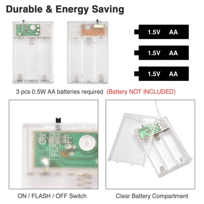 Halloween String Lights for Tattoo Studios – Spooky LED Decor to Create a Festive Client-Friendly Atmosphere