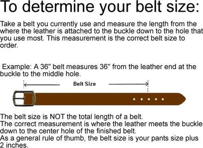 Premium Leather Buckle Belt - Black
