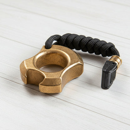 H59 Solid Brass EDC Tool with Bottle Opener | Stonewash Wasteland Style