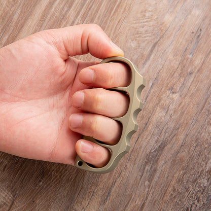 Pea Pods Four Finger Brass Knuckle Rings