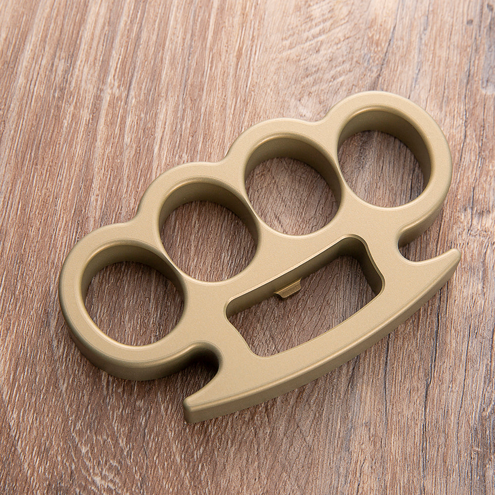 Golden Full Aluminium Full Size Brass Knuckles Bottle Opener