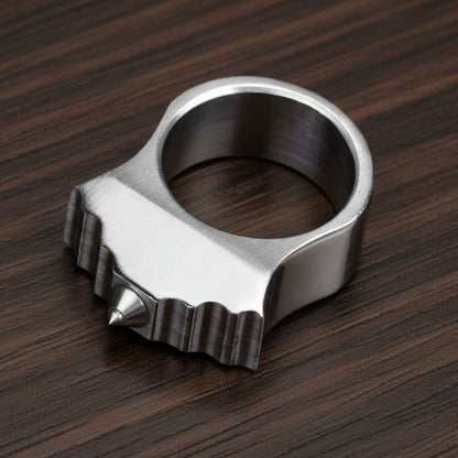 EDC Brass Knuckle Keychain – Full Stainless Stee