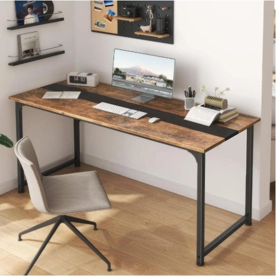 Large 79.5" Tattoo Studio Workstation Desk – Modern Wooden Desk with Metal Frame & Extra Legroom for Artists, Design, and Daily Workflow