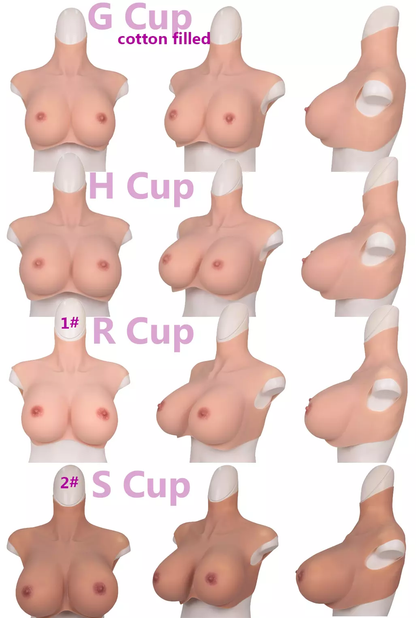 Extra-Large Silicone Breastplate — G, H, R & S Cup