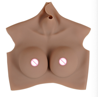 Veined Extra-Large Silicone Breastplate — S & Z Cup