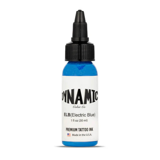 Dynamic Electric Blue Tattoo Ink