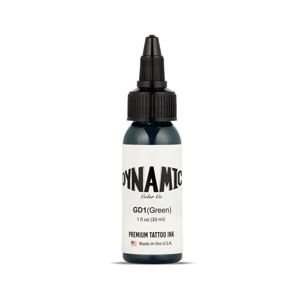 Dynamic Green Tattoo Ink