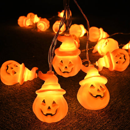 Halloween String Lights for Tattoo Studios – Spooky LED Decor to Create a Festive Client-Friendly Atmosphere