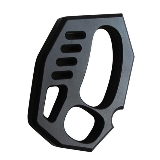 Black Aluminum Alloy Fist Knuckles – Lightweight EDC Tool