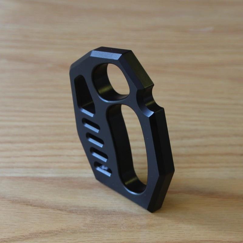Black Aluminum Alloy Fist Knuckles – Lightweight EDC Tool