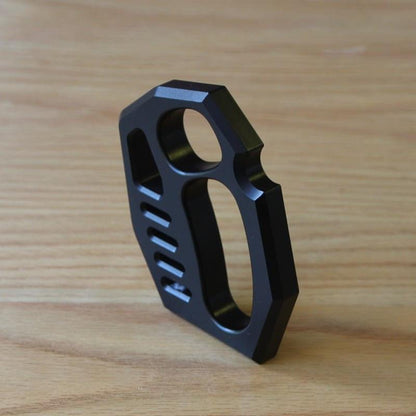 Black Aluminum Alloy Fist Knuckles – Lightweight EDC Tool