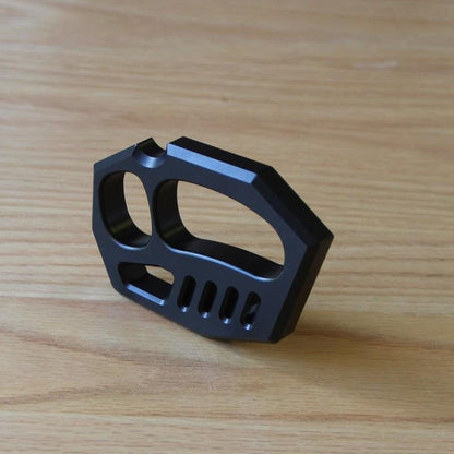 Black Aluminum Alloy Fist Knuckles – Lightweight EDC Tool
