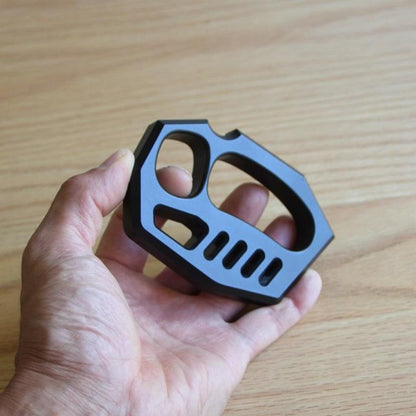 Black Aluminum Alloy Fist Knuckles – Lightweight EDC Tool